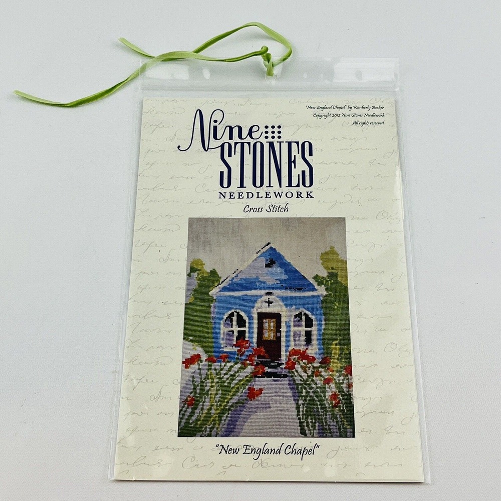 Nine Stones Needlework New England Chapel Counted Cross Stitch Pattern NSN 111